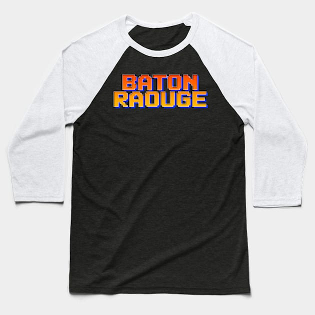 Baton Raouge Baseball T-Shirt by Decideflashy